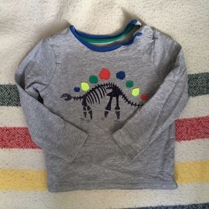 Baby Boden Stegosaurs Long Sleeve Tee